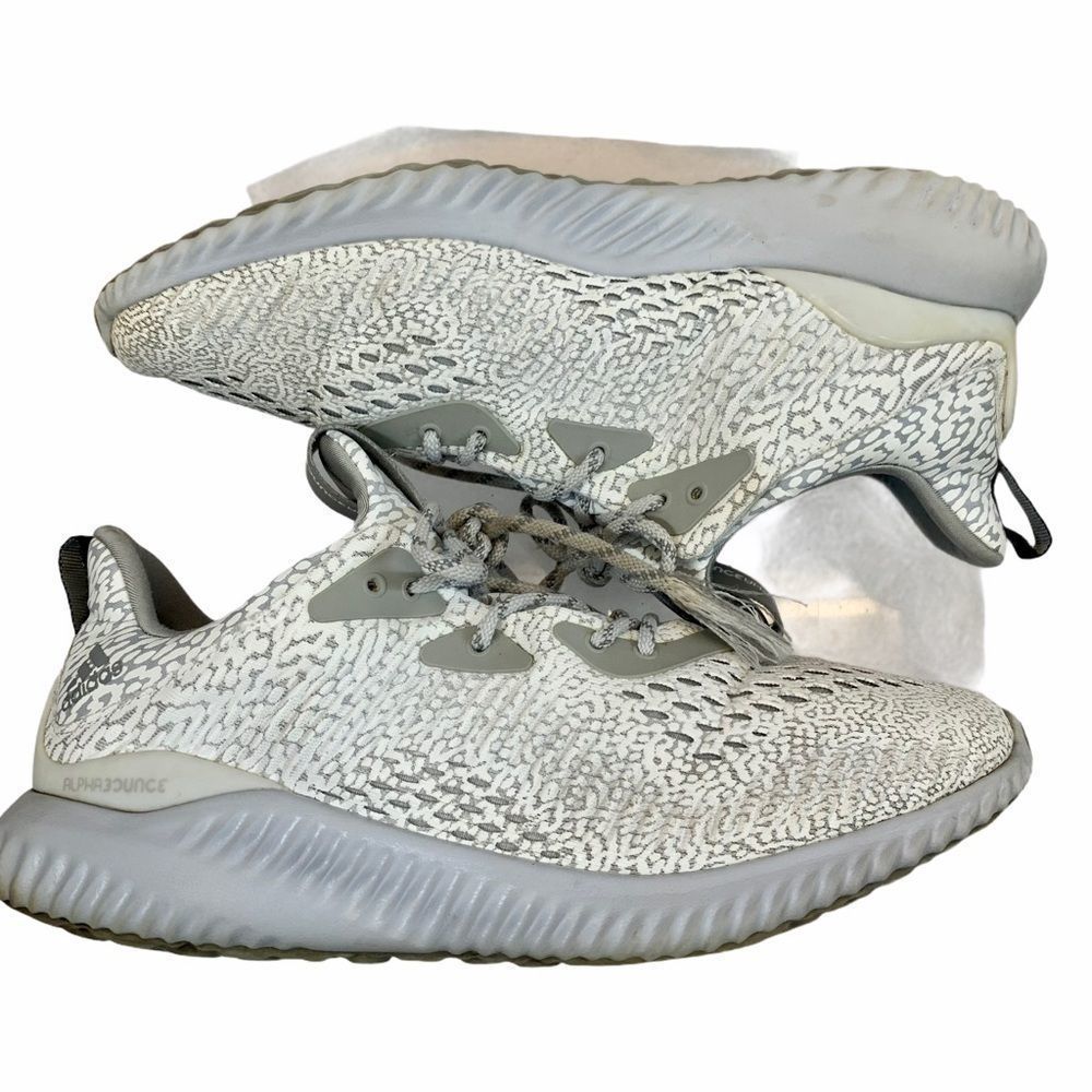 Adidas Alpha Bounce Beyond Gray Sneakers - Picture 6 of 8